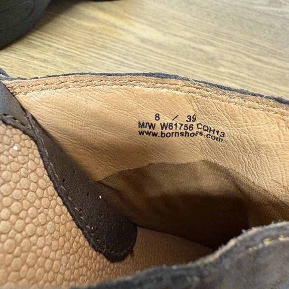 Born | Brown Leather Clogs - Picture 7 of 8